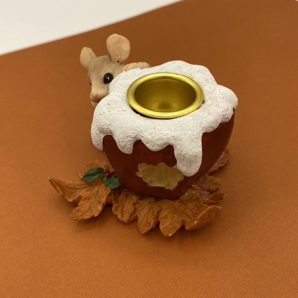 Charming Tales Apple Candle Stick Holder - Picture 3 of 6